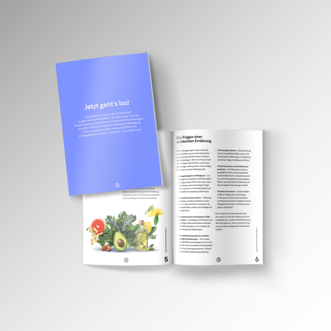 Digitales Tagebuch - Happy Food Challenge
