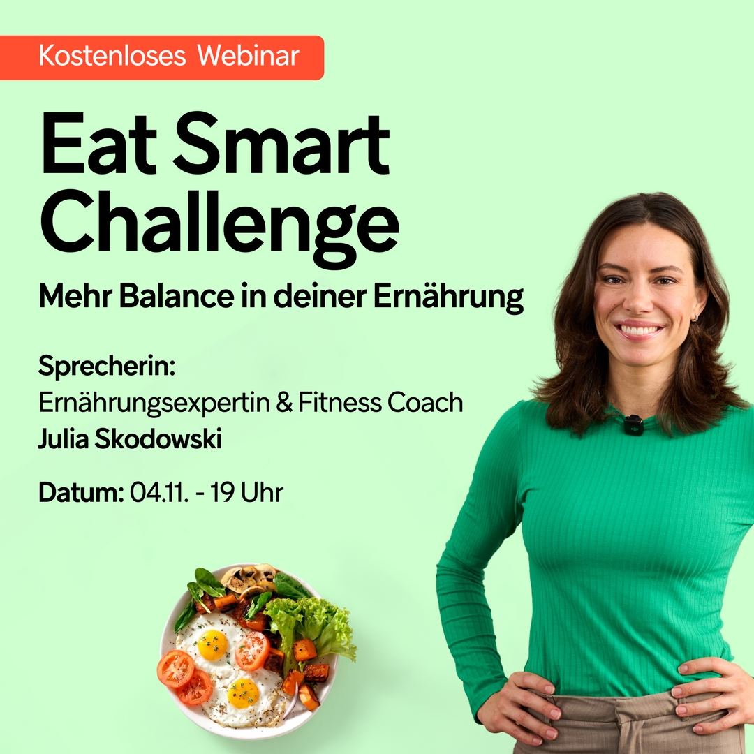 Kostenloses Webinar: Eat Smart Challenge - Starte Jetzt!