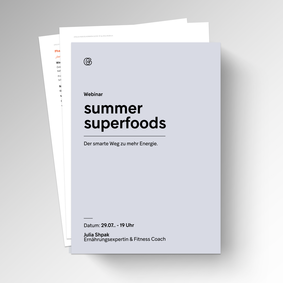 Quick Guide zum Webinar - Supper Superfoods